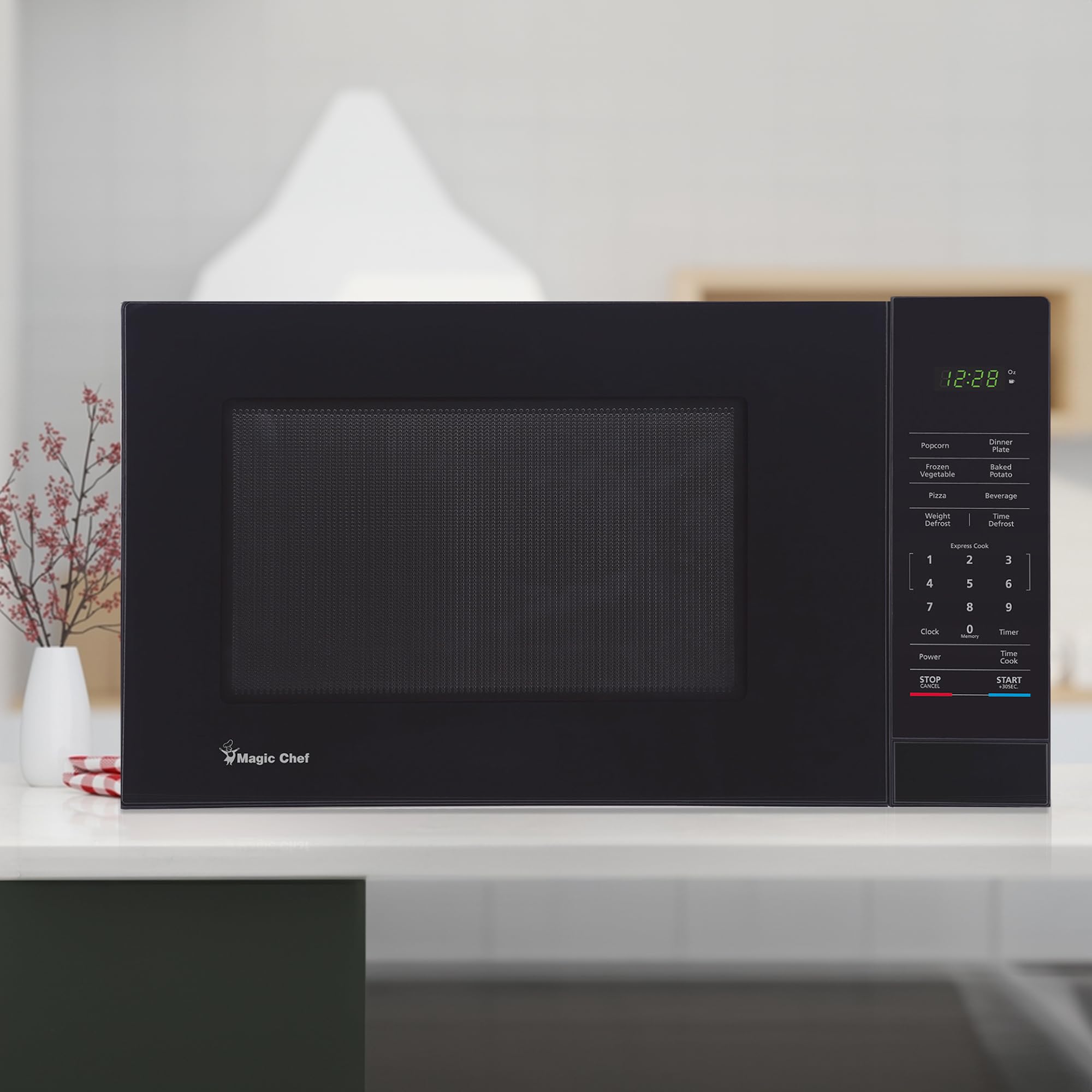 Foto 4 pulgar | Horno de Microondas Magic Chef 1.1 Pies Negro-Venta Internacional