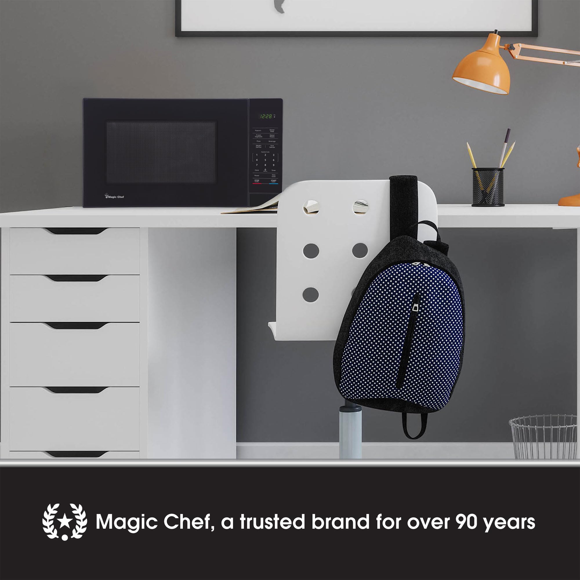 Foto 5 | Horno de Microondas Magic Chef 1.1 Pies Negro-Venta Internacional