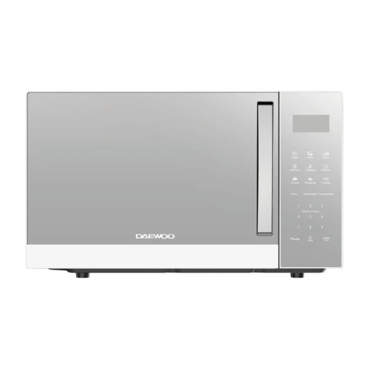 Horno De Microondas Daewoo 0.9 Pies Cúbicos Gris Dmm-0920wg
