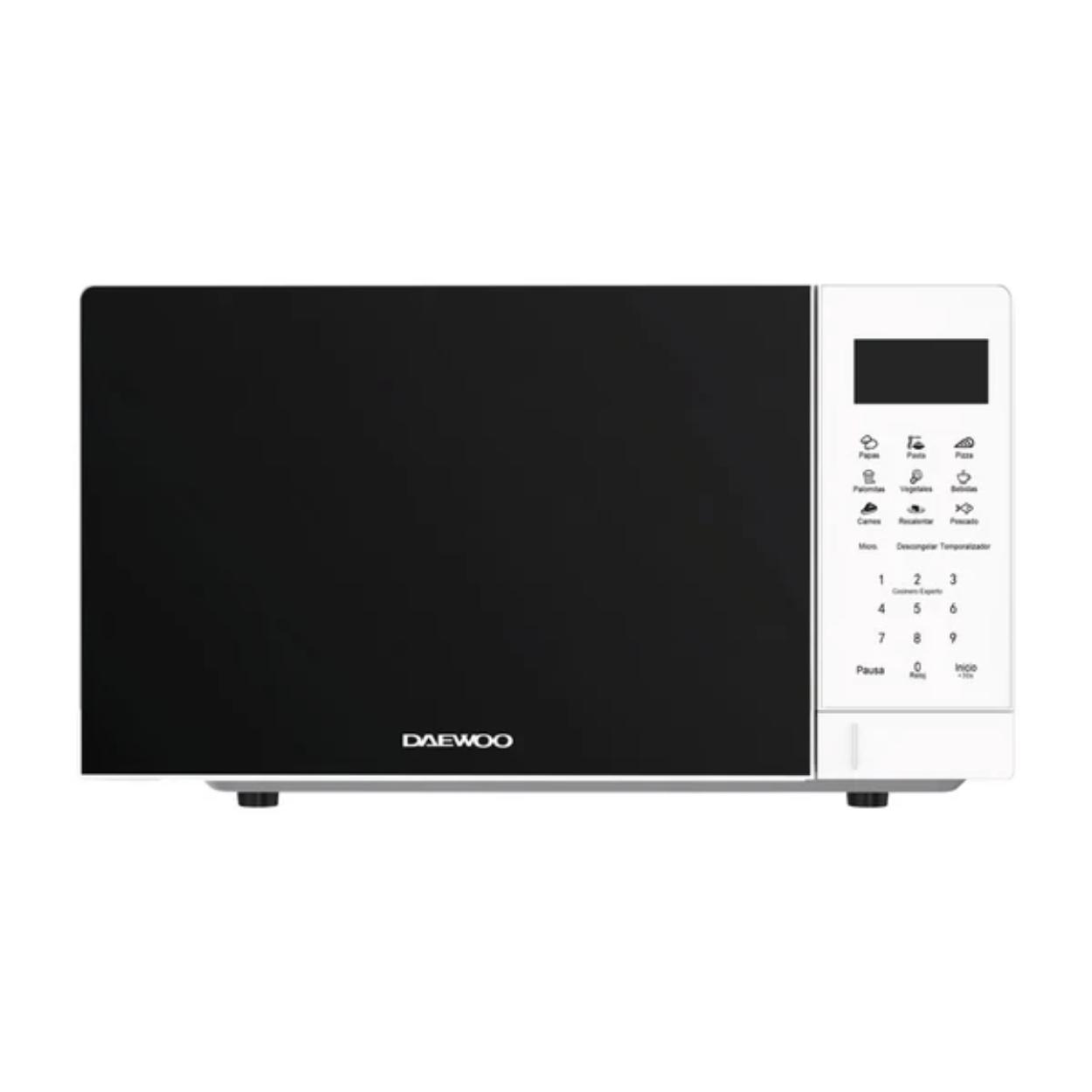 Foto 2 pulgar | Horno De Microondas Daewoo 0.7 Pies Cúbicos Blanco Dmm-0720ww