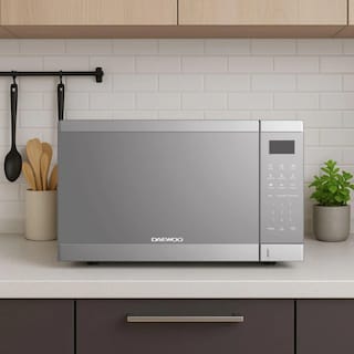 Foto 3 | Horno De Microondas Daewoo 1.6 Pies Cúbicos Gris Dmm-1520ws