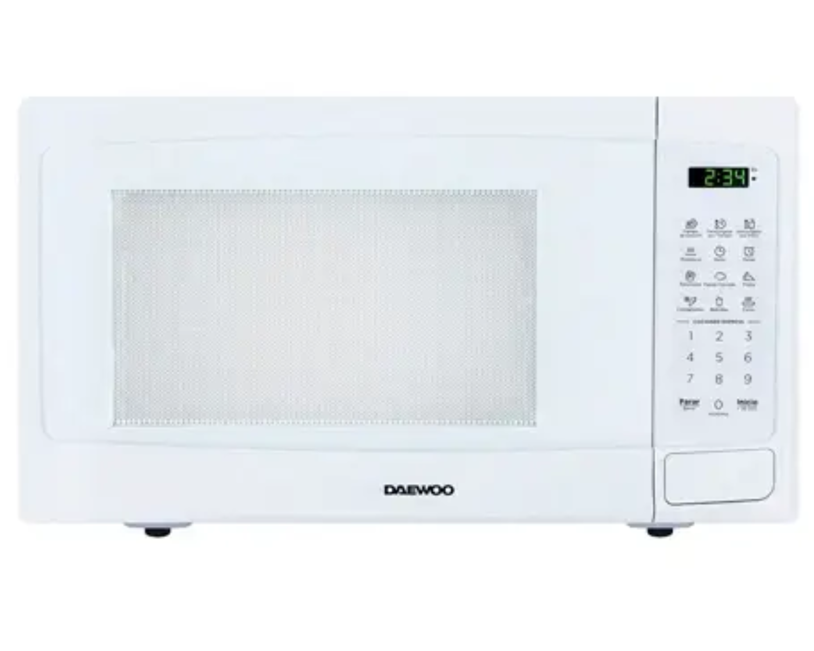Foto 2 pulgar | Horno De Microondas 1.1 Pies Color Blanco Marca Daewoo