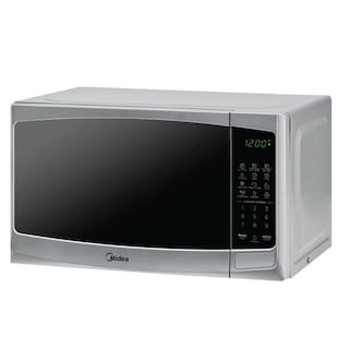 Foto 3 | Horno De Microondas Midea Mmdp07s2bg 0.7 Pies Silver Espejo