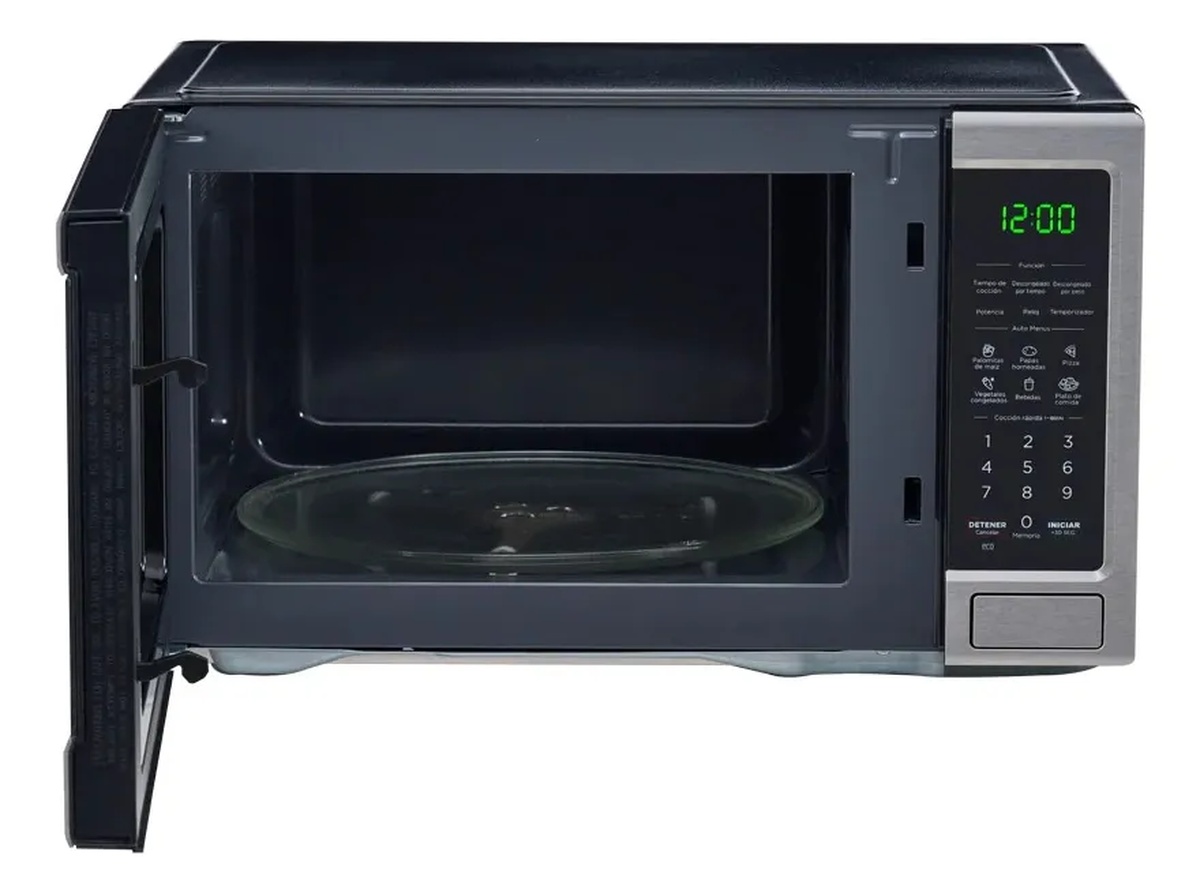 Foto 3 | Horno De Microondas Midea Mmddg11s2ss 1.1 Pies Acero Inox Espejo