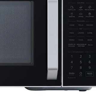 Foto 2 | Horno De Microondas 1.1 Pies Color Negro Con Blanco Midea