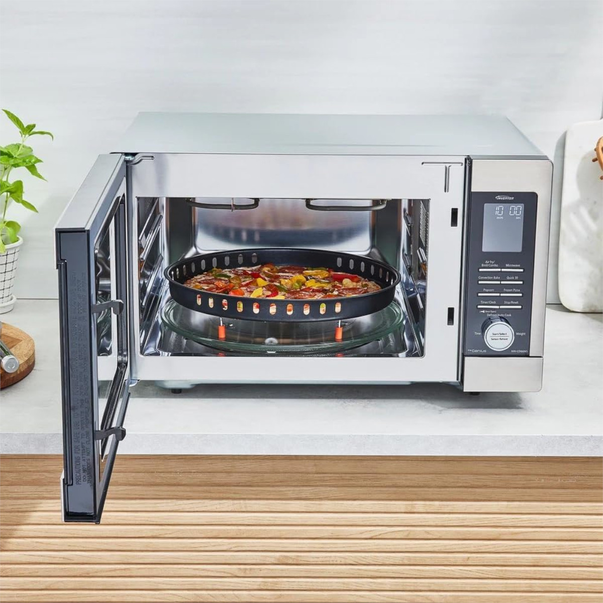 Foto 8 pulgar | Horno de Microondas Panasonic 1.3 Pies NN-CD66NSRPH