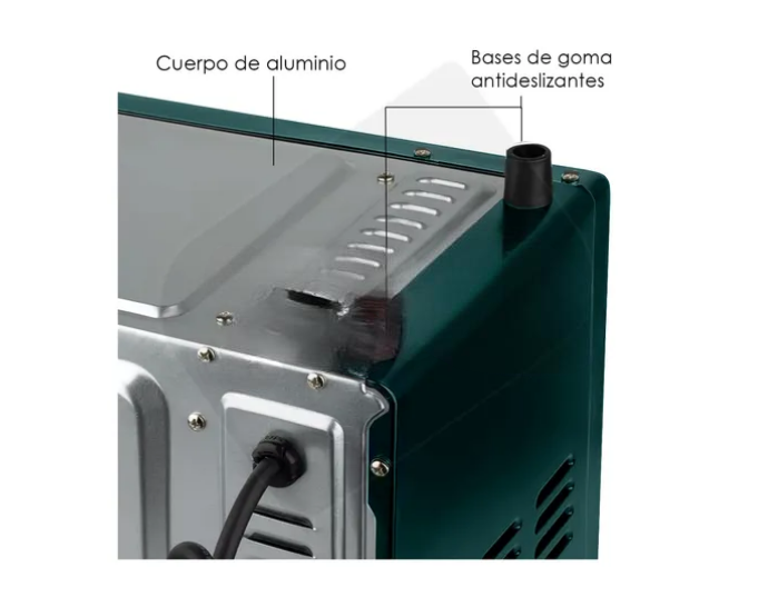 Foto 4 pulgar | Horno Eléctrico Verde