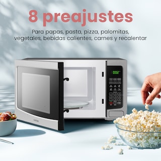Foto 4 | Horno de Microondas Digital 1.1 Pies Cúbicos | Acero Inoxidable Acabado Espejo