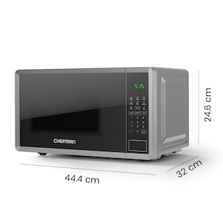 Foto 7 | Chefman Microondas Digital 0.7 Pies Cúbicos | 8 Menús Automáticos Acabado Espejo
