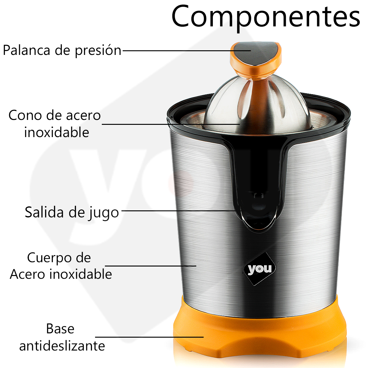 Foto 4 pulgar | Extractor de Jugos You de 400 Ml