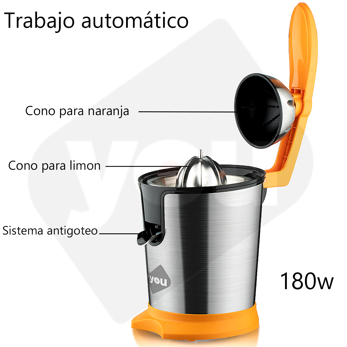 Foto 4 | Extractor de Jugos You de 400 Ml