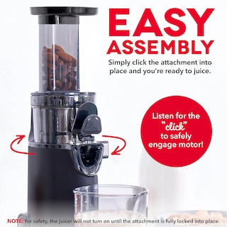 Foto 3 | Juicer Dash Deluxe Compact Masticating Slow With Frozen Black - Venta Internacional
