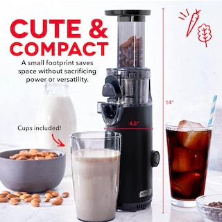 Foto 7 | Juicer Dash Deluxe Compact Masticating Slow With Frozen Black - Venta Internacional