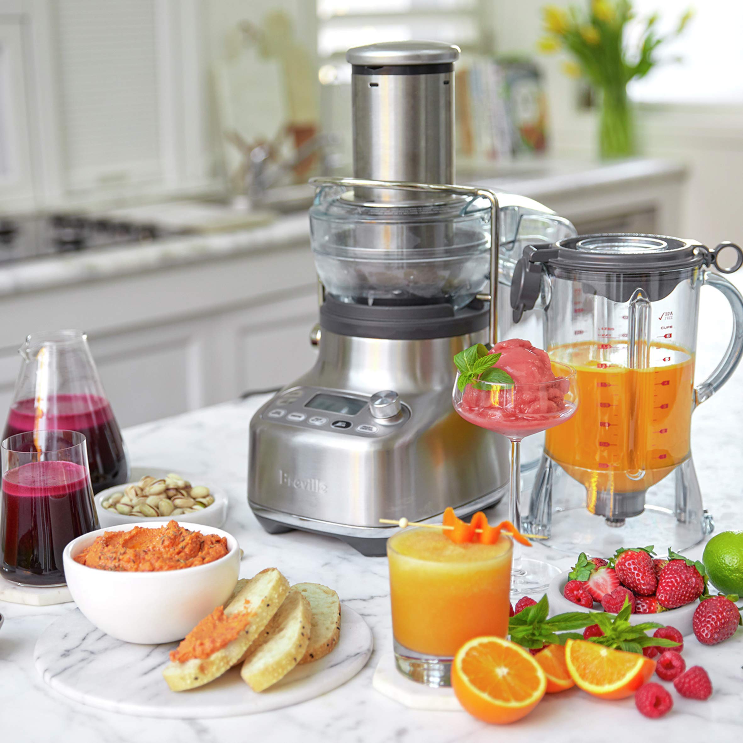 Foto 8 pulgar | Licuadora Y Exprimidor Breville 3x Bluicer Pro Bjb815bss 1.5l - Venta Internacional.