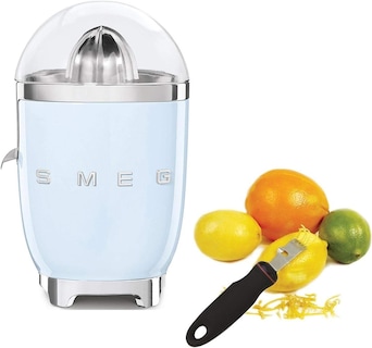 Foto 4 | Exprimidor De Jugos Smeg Cjf01pbus De Flujo Directo Azul