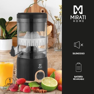 Foto 4 | Exprimidor de Cítricos Mirati Home Negro MBJ02N Batería Recargable 13000 mAh
