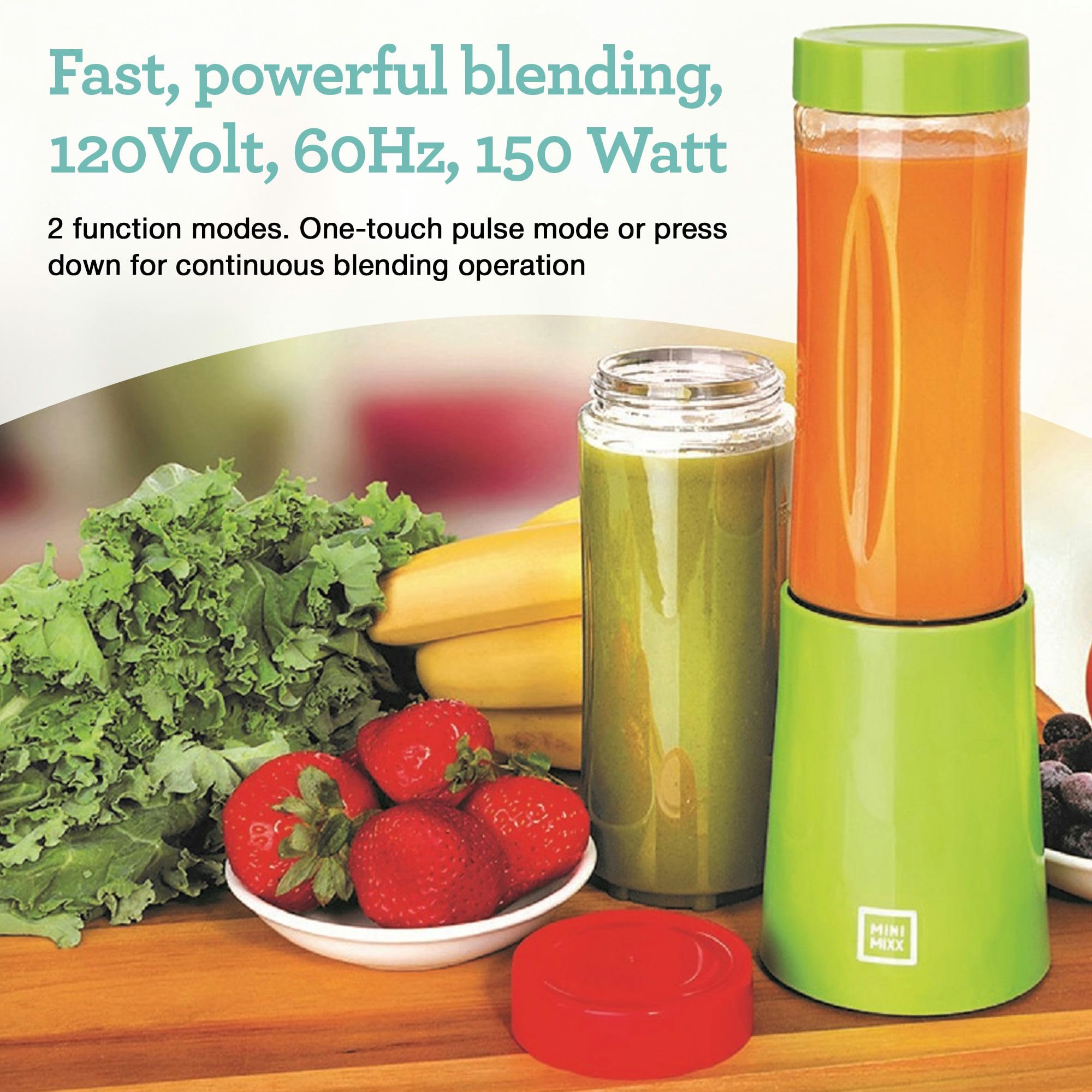 Foto 6 pulgar | Batidora Personal Euro Cuisine Mm1r Compact 150 W 2 Tazas Roja - Venta Internacional.