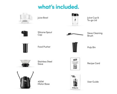 Foto 7 | Exprimidor Magic Bullet Mini De 400 W Vaso De 16 Oz Negro 1 Año De Garantía - Venta Internacional.