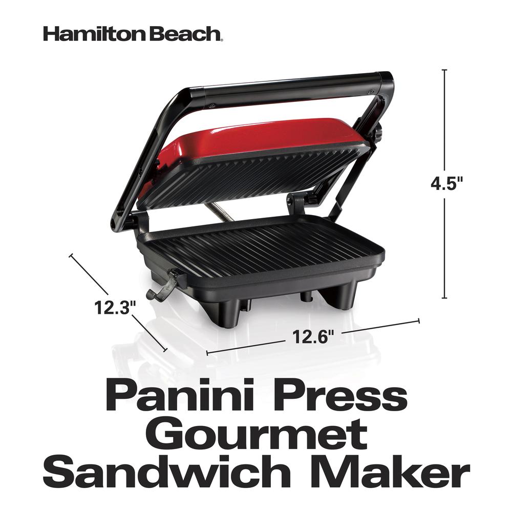 Foto 6 pulgar | Sandwichera Panini Tortas Hamilton Beach 25462 color Negro Calentar Tostar