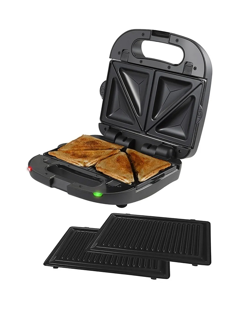 Foto 4 pulgar | Sandwichera Koblenz SKM-900 NI Negro 700 W