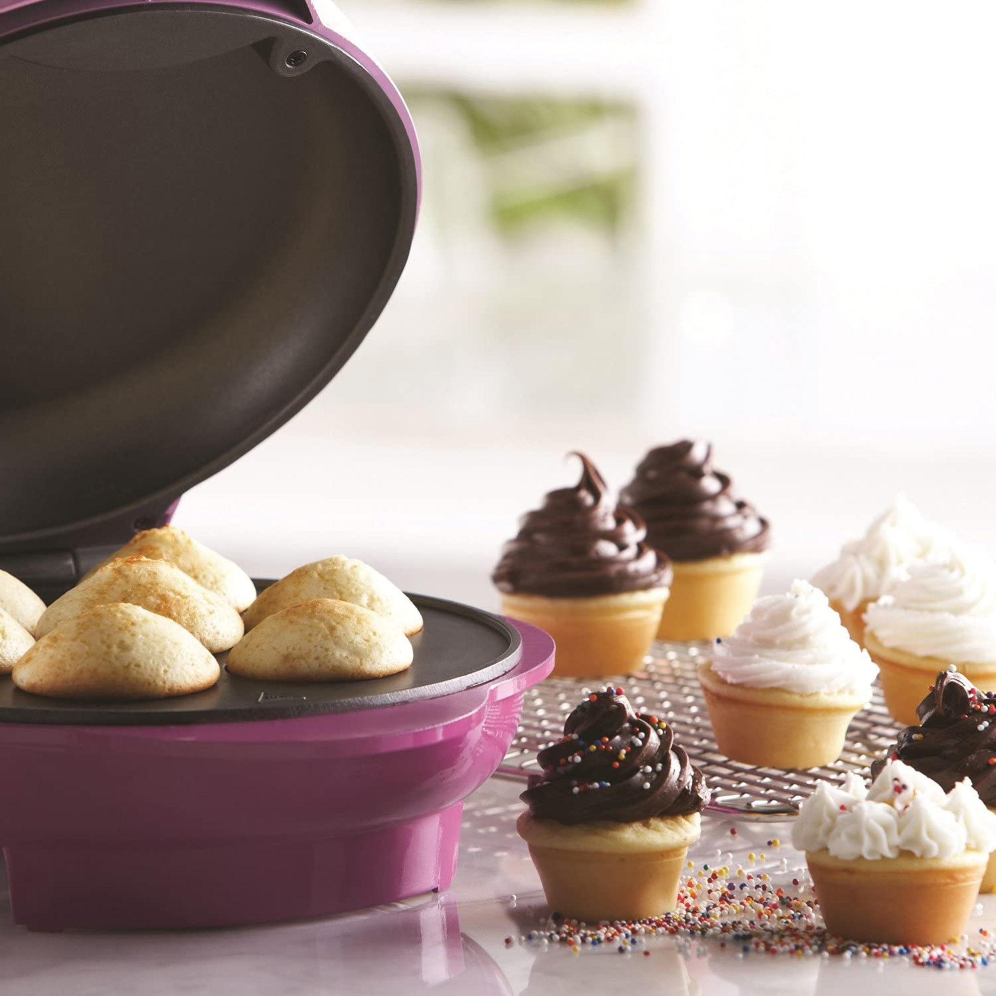 Foto 7 | Máquina de Cupcakes Brentwood TS 252 color Rosa