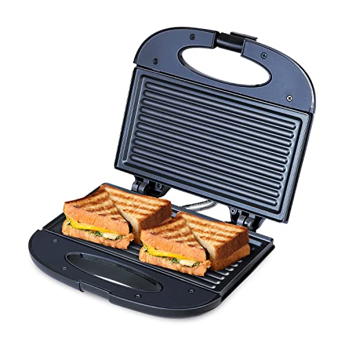 Parrilla Sandwichera Bajaj Swx 4 Deluxe 2 Rebanadas 800 W Placas Antiadherentes