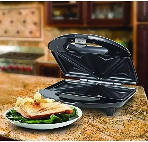 Foto 4 pulgar | Sandwichera Brentwood Ts240b Nonstick Compact Dual Negro
