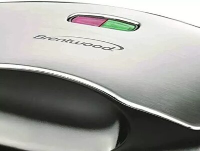 Foto 4 | Sandwichera Brentwood Ts240b Nonstick Compact Dual Negro