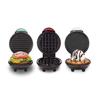 Foto 7 | Grill, Plancha + Plancha Para Gofres Dash Paquete de 3 Rojo / Aqua / Blanco - Venta internacional
