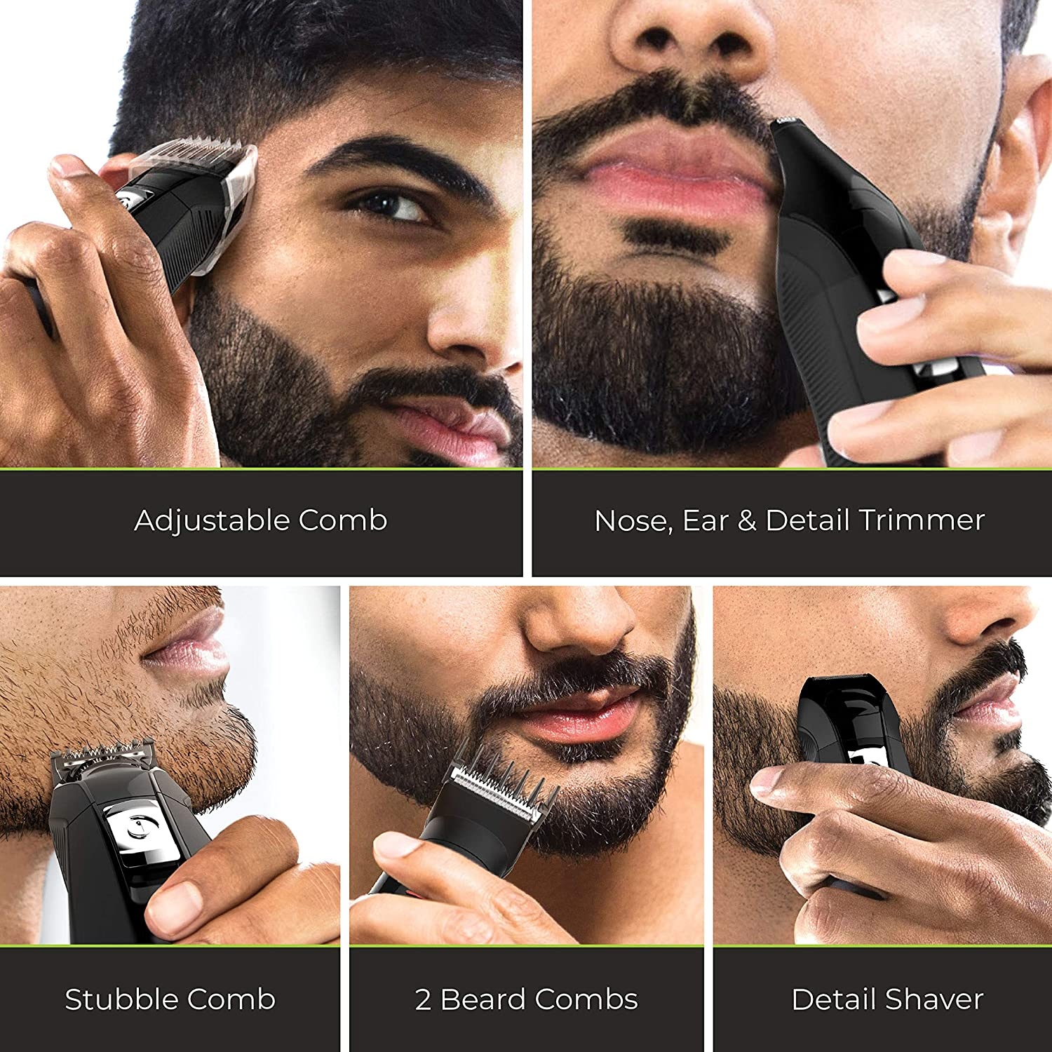 Foto 7 pulgar | Kit de Aseo Pg6025 Recortadora de Barba Funciona con Litio - Venta Internacional