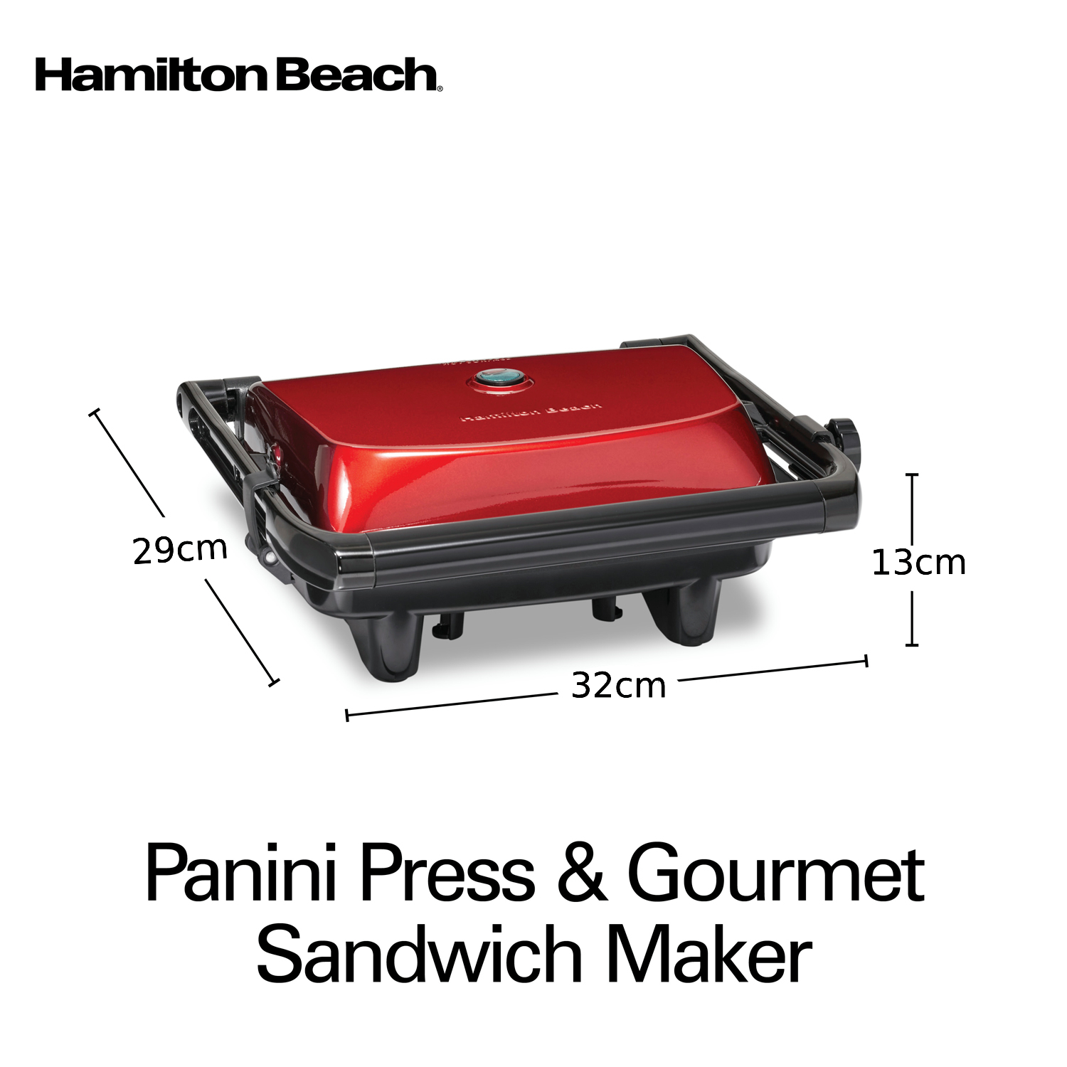 Foto 6 pulgar | Prensa Para Paninis Gourmet Roja (25462z)