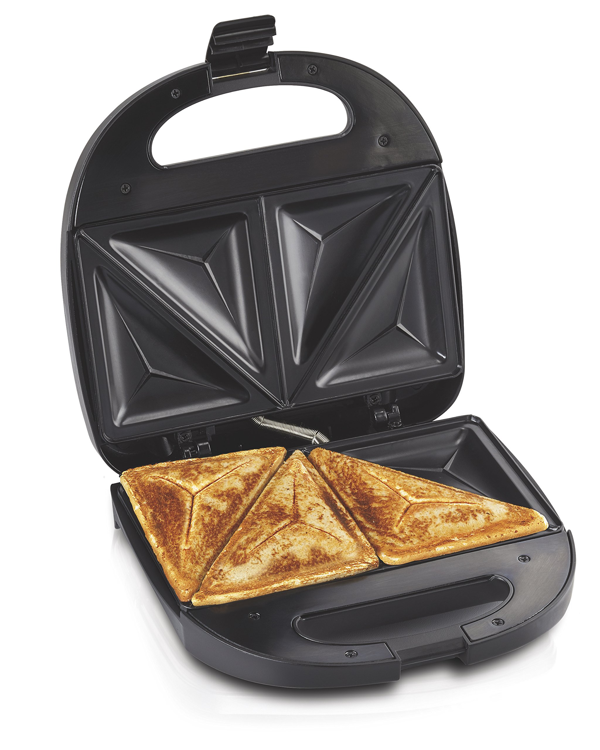 Sandwichera Hamilton Beach Eléctrica Antiadherente Negra - Venta Internacional