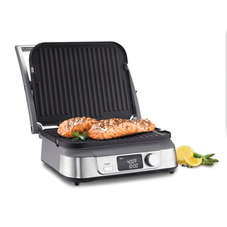 Foto 1 | Plancha Eléctrica Cuisinart Gr-5bp1 Five 5 En 1 De Acero Inoxidable - Venta Internacional.