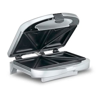 Foto 3 | Sandwich Grill Cuisinart Wm-sw2n1 Cocina 2 Unidades Plateadas Sin Bpa - Venta Internacional.