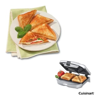 Foto 5 | Sandwich Grill Cuisinart Wm-sw2n1 Cocina 2 Unidades Plateadas Sin Bpa - Venta Internacional.