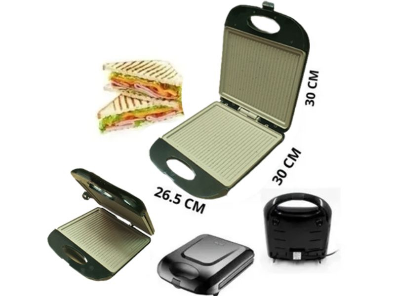 Foto 4 pulgar | Tostadora Eléctrica 2 En 1 Para Hacer Sándwiches Con Plancha Doble - Venta Internacional.