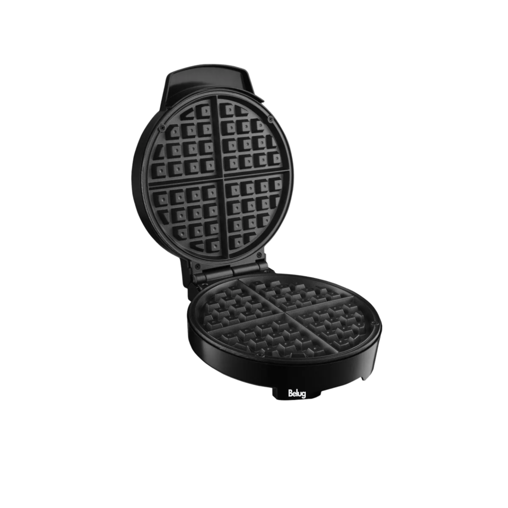 Foto 2 pulgar | Wafflera 4 Rebanadas Belug,  Acero Color Gris Con Negro