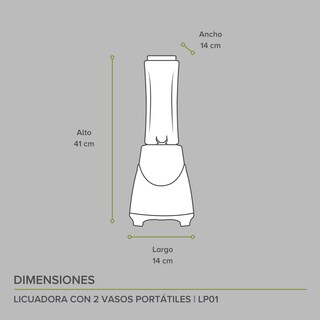 Foto 5 | Sandwichera y Licuadora Portátil con 2 Vasos 600 Ml Avera Sw01lp01