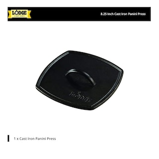 Foto 2 | Panini Press Lodge Lpp3, De Hierro Fundido, Acanalado, 21 Cm - Venta Internacional.