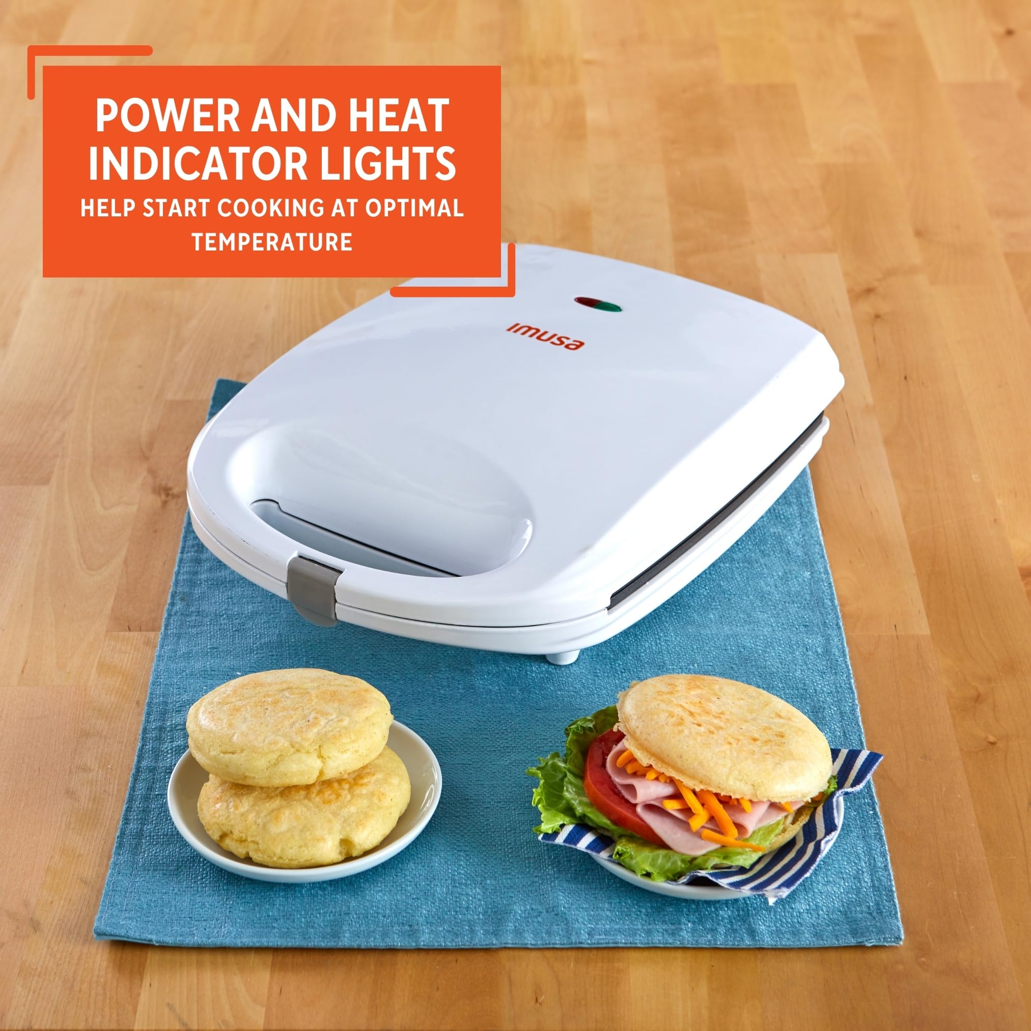 Foto 6 pulgar | Arepera Eléctrica Imusa Usa, 4 Ranuras, Antiadherente, 1200 W - Venta Internacional.