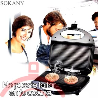 Foto 6 | Sandwichera Eléctrica Sokany Tostador Grill Antiadherente