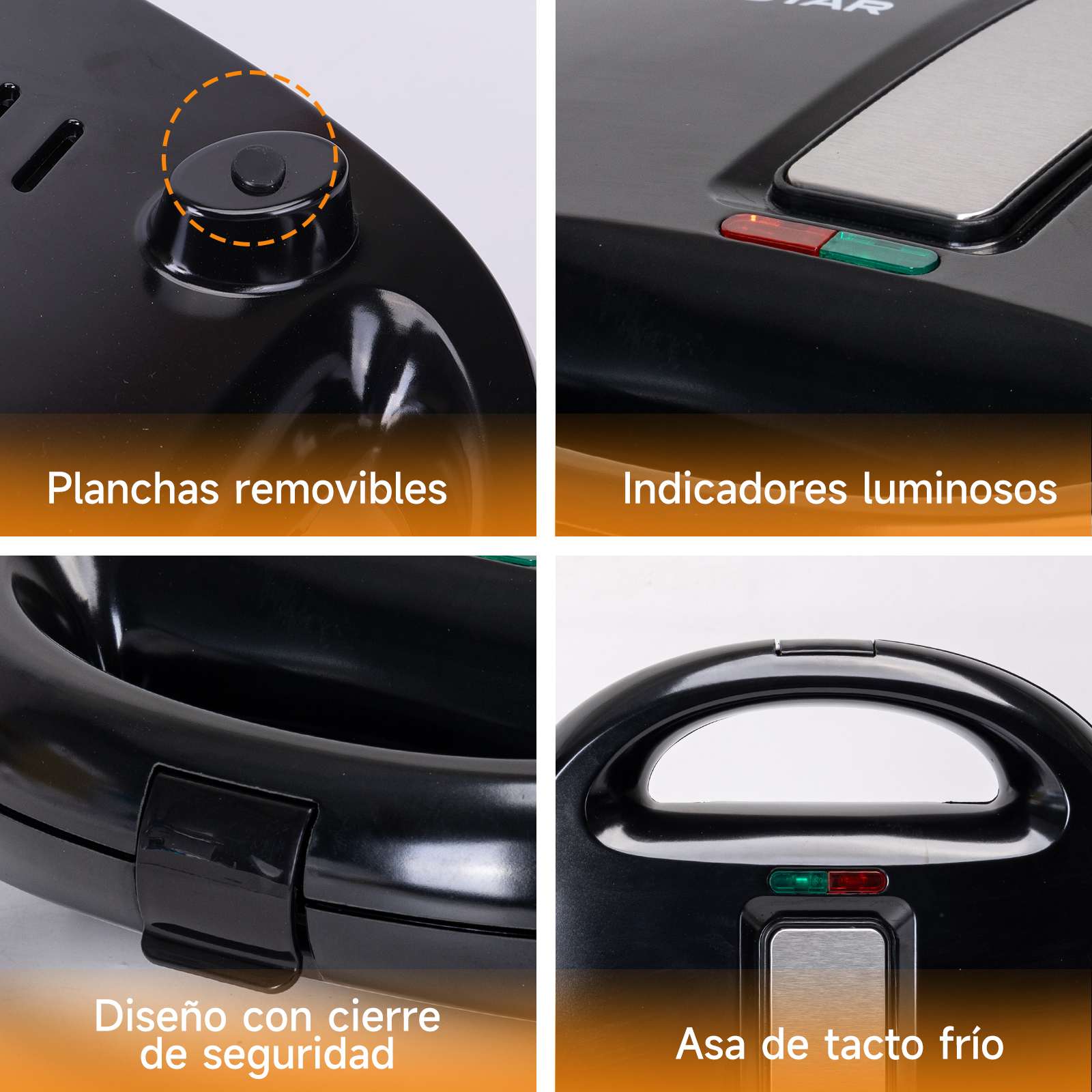 Foto 4 | Sandwichera Aigostar 3 en 1