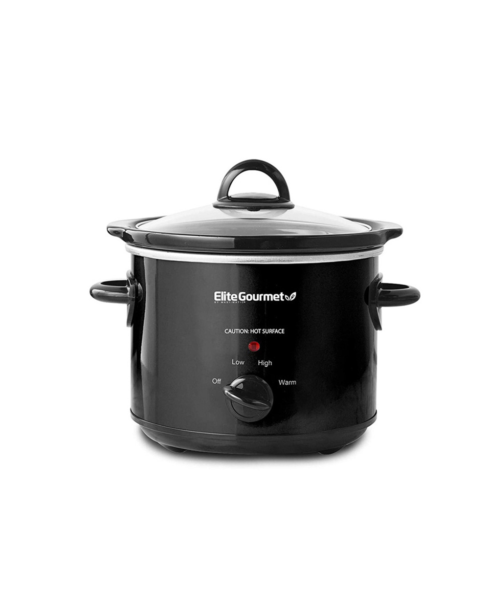 Olla de Cocción Elite Gourmet color Negro de 2.8 L