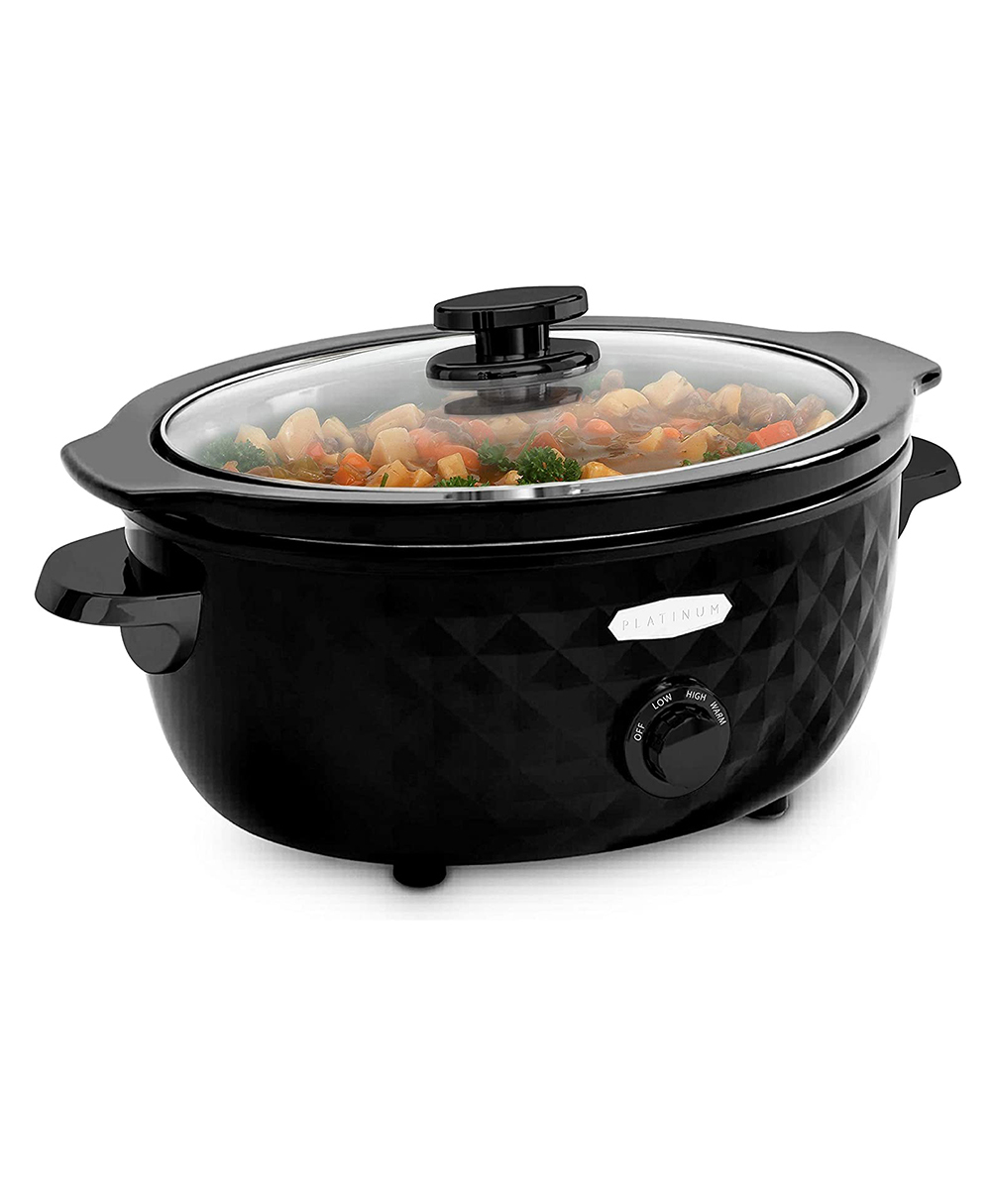 Foto 4 pulgar | Olla Lento Cocimiento Elite Gourmet MST-1234BX color Negro Diamante 5.6 L Cocina Hogar