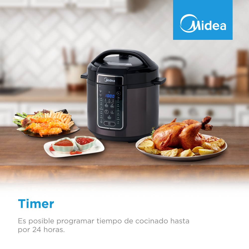 Foto 5 pulgar | Olla de Presión Midea Multifuncional Inner Chef 6l