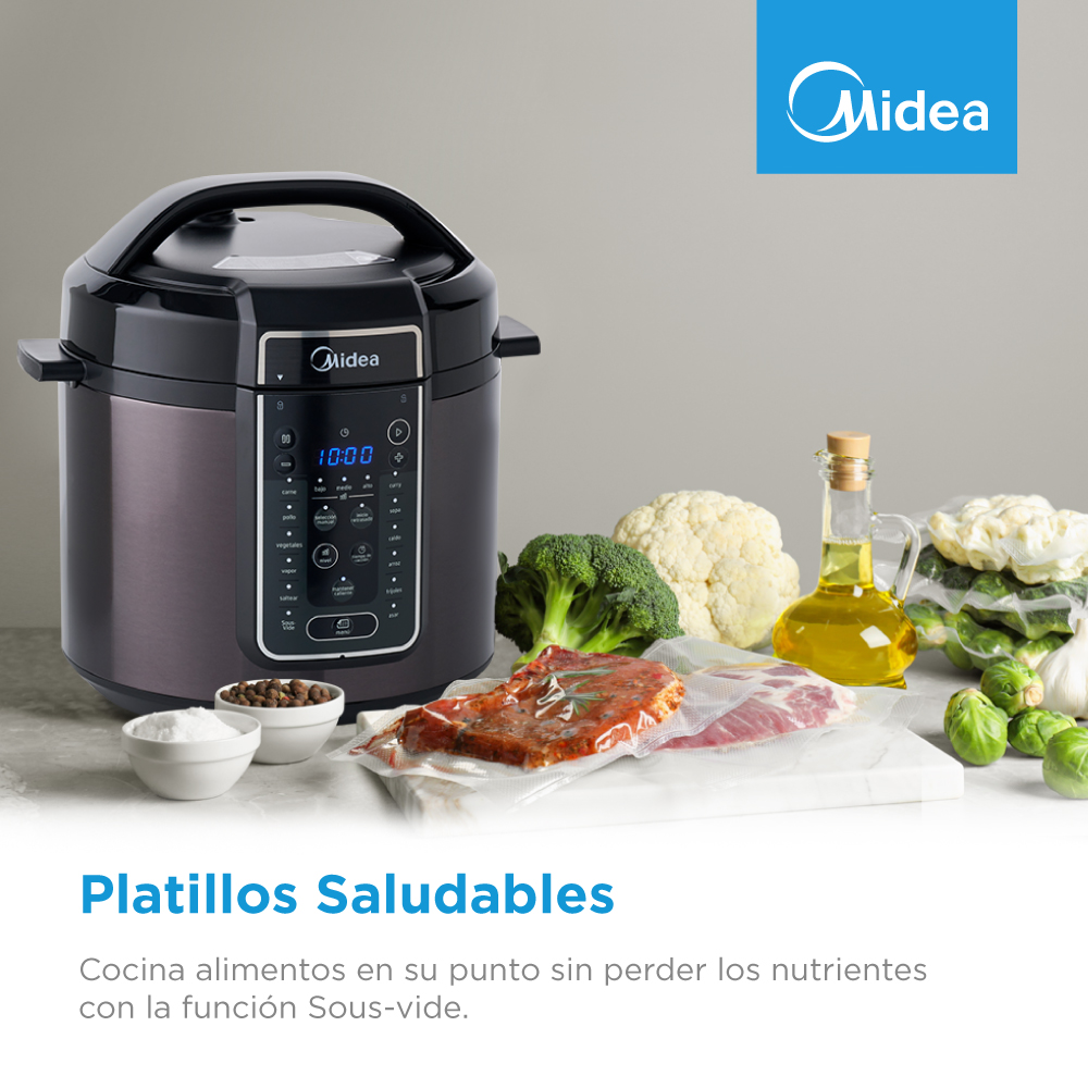 Foto 6 pulgar | Olla de Presión Midea Multifuncional Inner Chef 6l