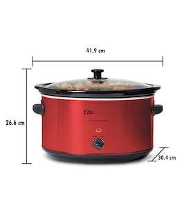 Foto 2 | Olla de Lenta Cocción Elite Roja