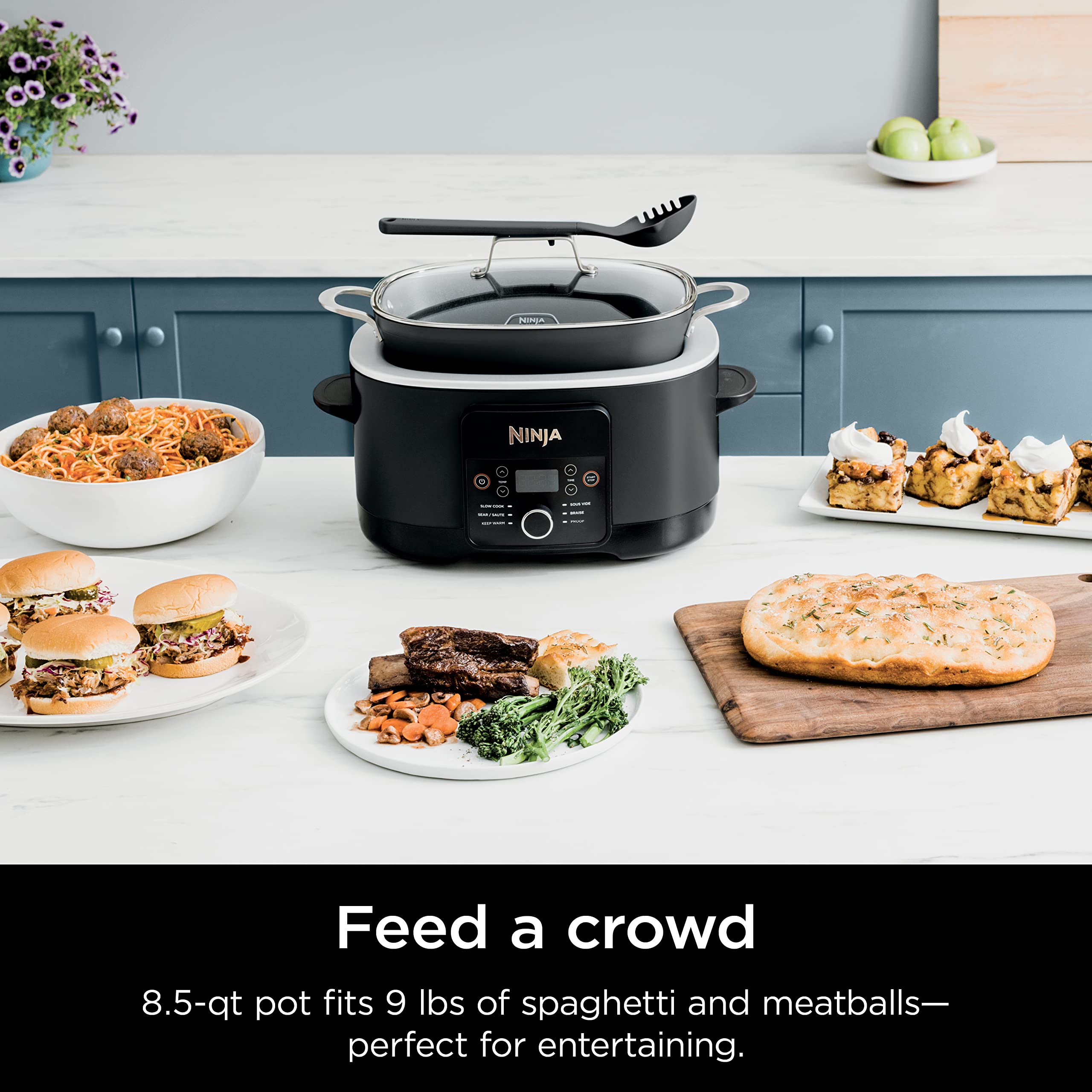 Foto 6 pulgar | Multicocina Ninja Mc1010 Foodi Possiblecooker Plus de 8.5 l Negro - Venta Internacional