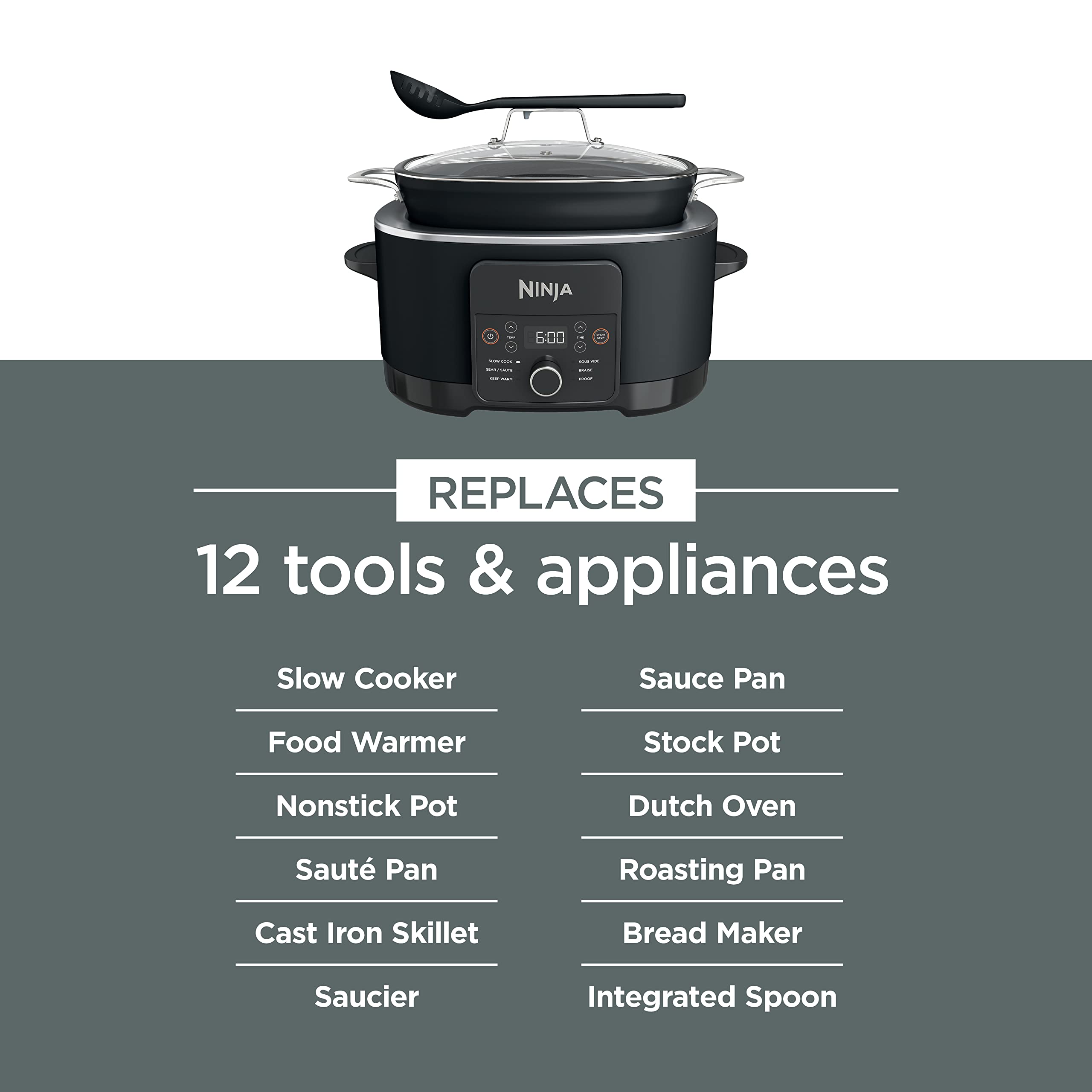 Foto 8 pulgar | Multicocina Ninja Mc1010 Foodi Possiblecooker Plus de 8.5 l Negro - Venta Internacional