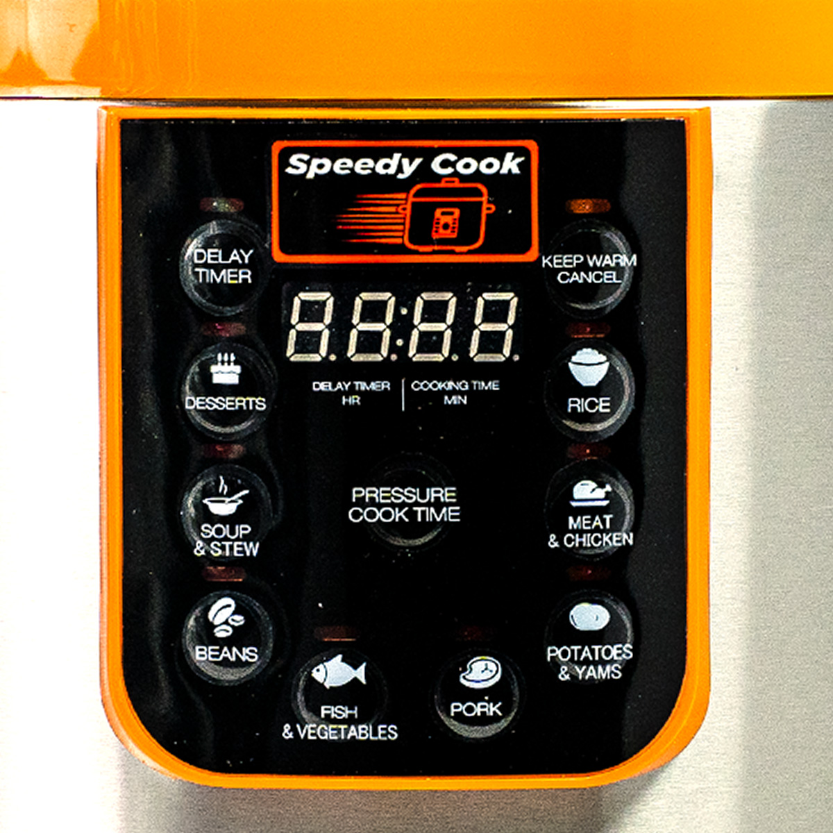 Foto 3 pulgar | Olla De Presion Speedy Cook Multifuncional 6 En 1 9.7 Litros Naranja